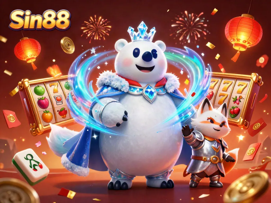 Experience the excitement of Sin88 slots with vibrant reels and a magical atmosphere.