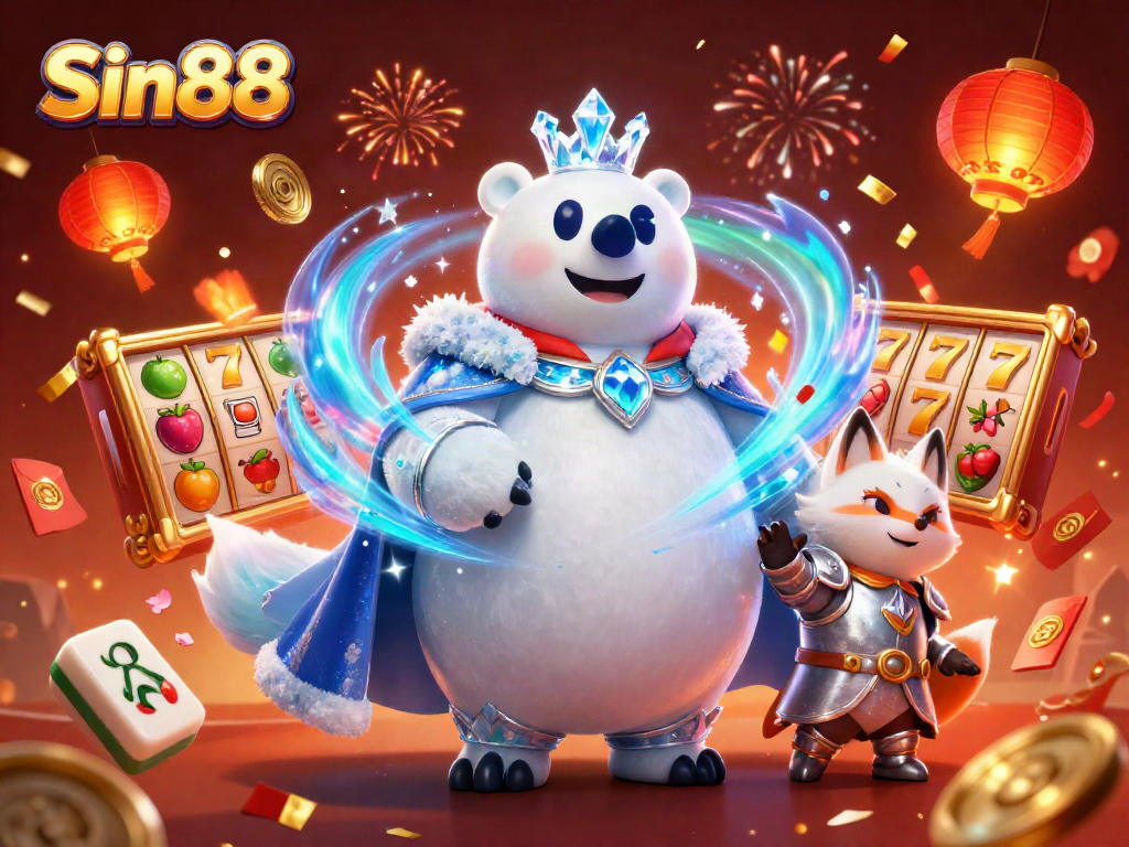 Experience the excitement of Sin88 slots with vibrant reels and a magical atmosphere.